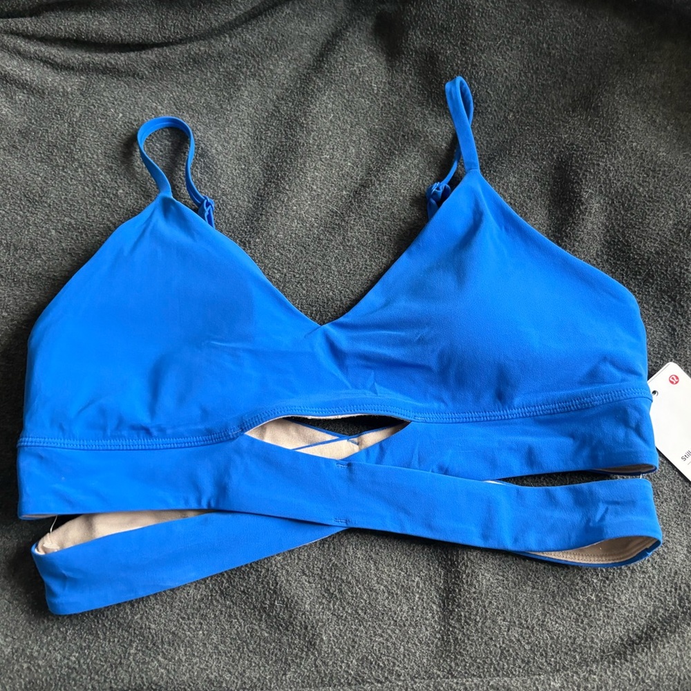 Lululemon still now bra size 8 blue